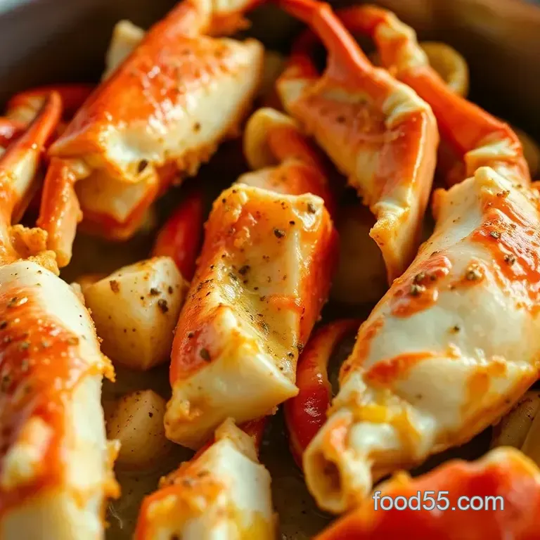 Oven Roasted Crab Legs with Garlic Butter