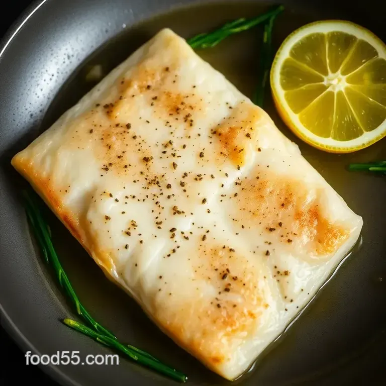 Pan-Seared Tilapia with Lemon-Herb Butter Sauce presentation