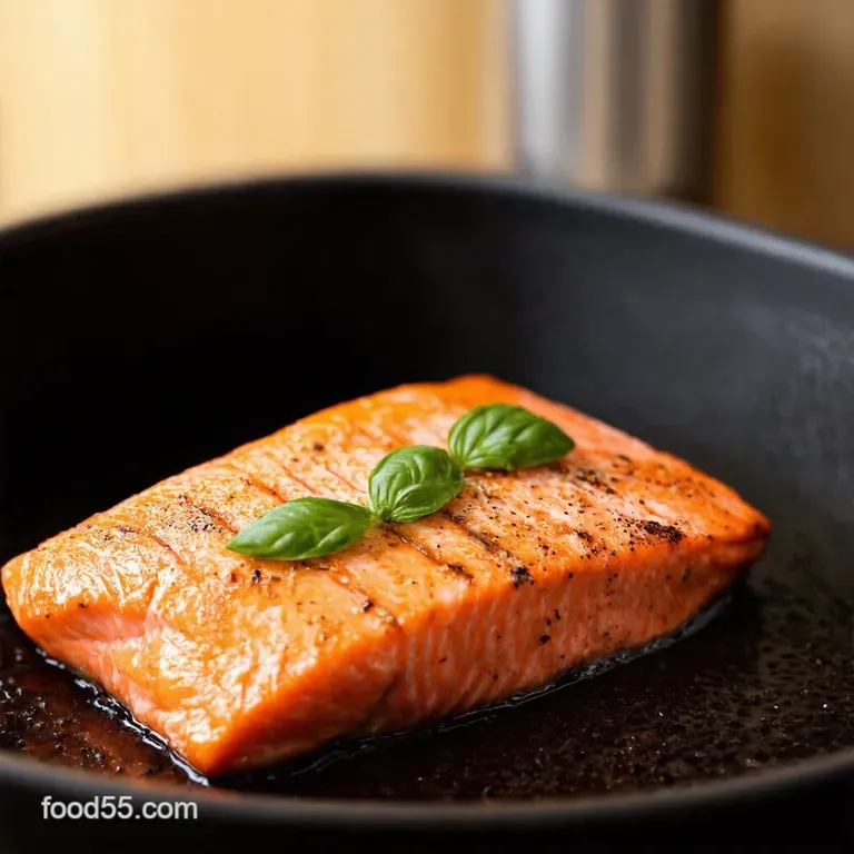 ParmesanCrusted Salmon with Basil Bliss Air Fryer Edition presentation
