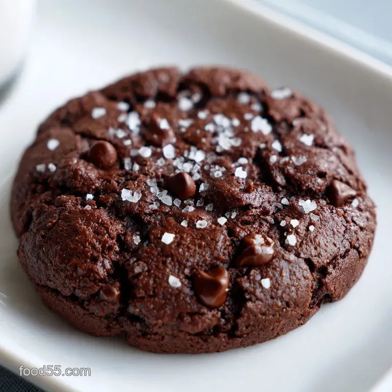 Double Chocolate Chip Cookie From Pastry Box