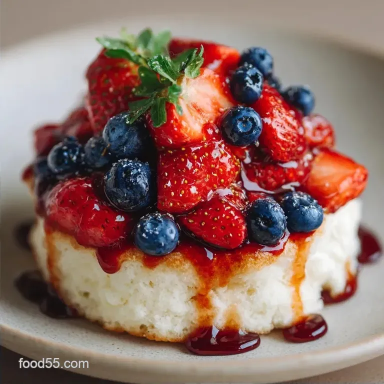 Patriotic Berry Shortcake: Fresh and Buttery
