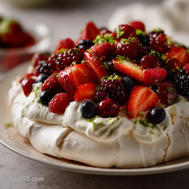 Fresh Fruit: Garden Party Pavlova Made Easy presentation