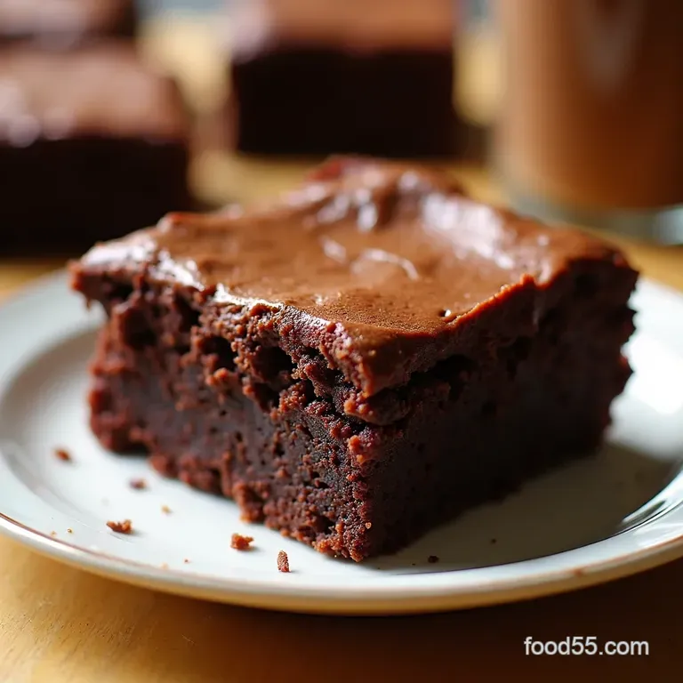 Pb2 Flourless Fudgy Chocolate Brownies presentation