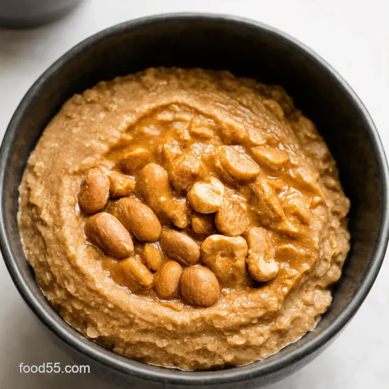 Peanut Butter Bliss Oatmeal Bowl A Healthy Start to Your Day presentation