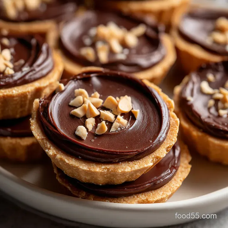 Three protein balls arranged on a white plate with a sprinkling of chocolate shavings. Contrasting colors and pleasing com...