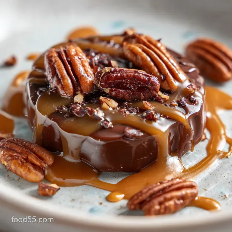 Pecan Turtle Candy: Velvety Caramel Center