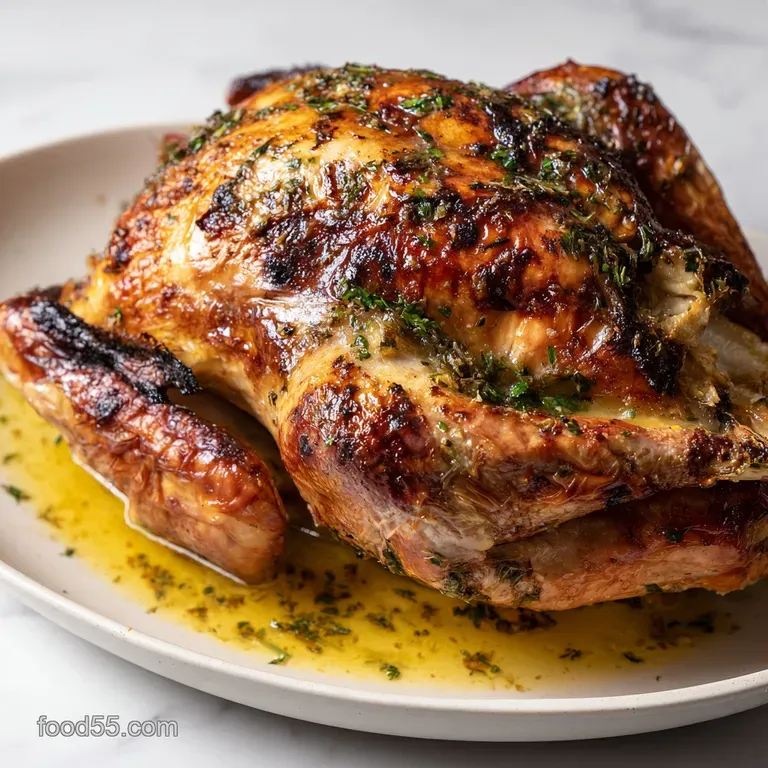 The Sunday Best Perfectly Roasted Turkey Breast with Garlic Sage Butter presentation