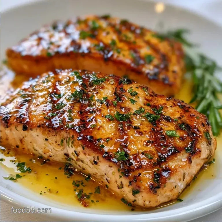 Perfect Grilled Salmon with Garlic Powder