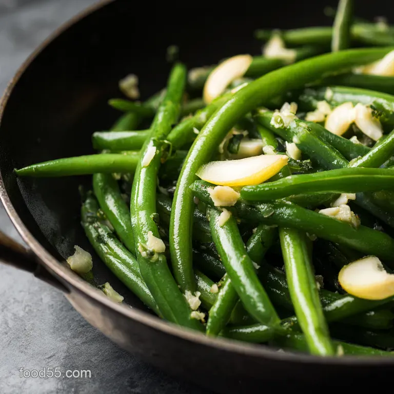 Perfectly Fresh Cooking Green Beans with Garlic Lemon