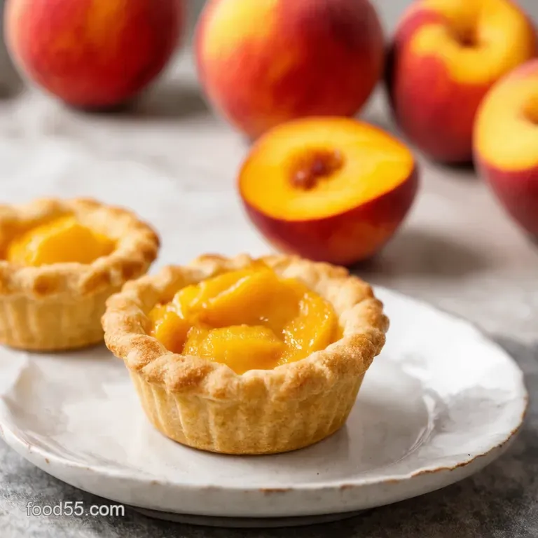 PintSized Peach Perfection Mini Peach Pies presentation