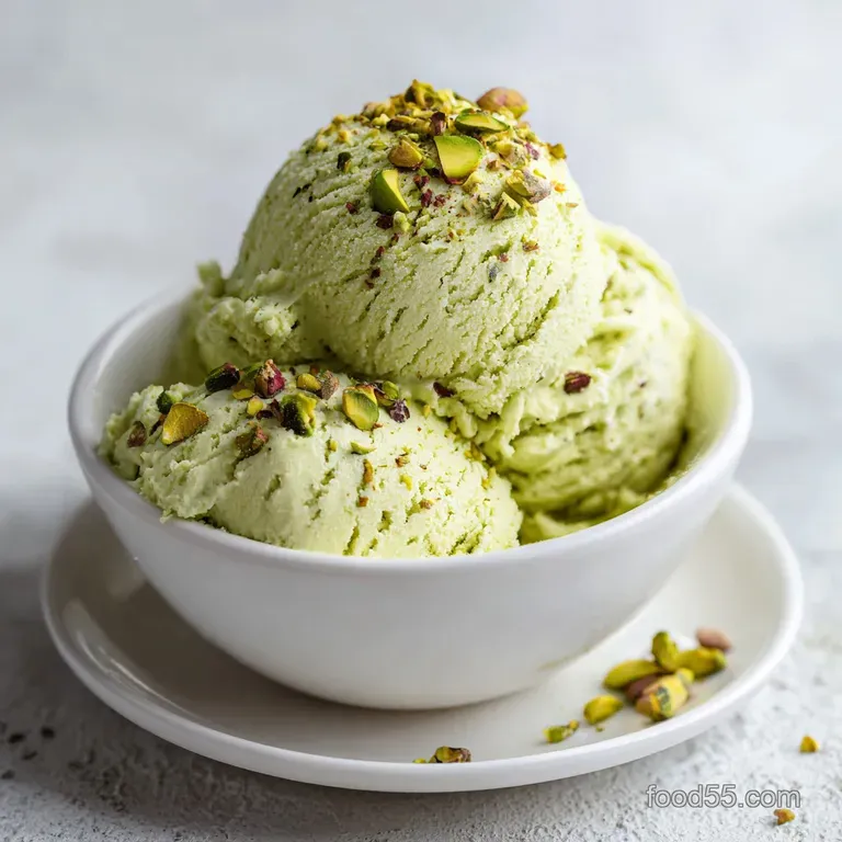 Pistachio Ice Cream: Creamy and Homemade