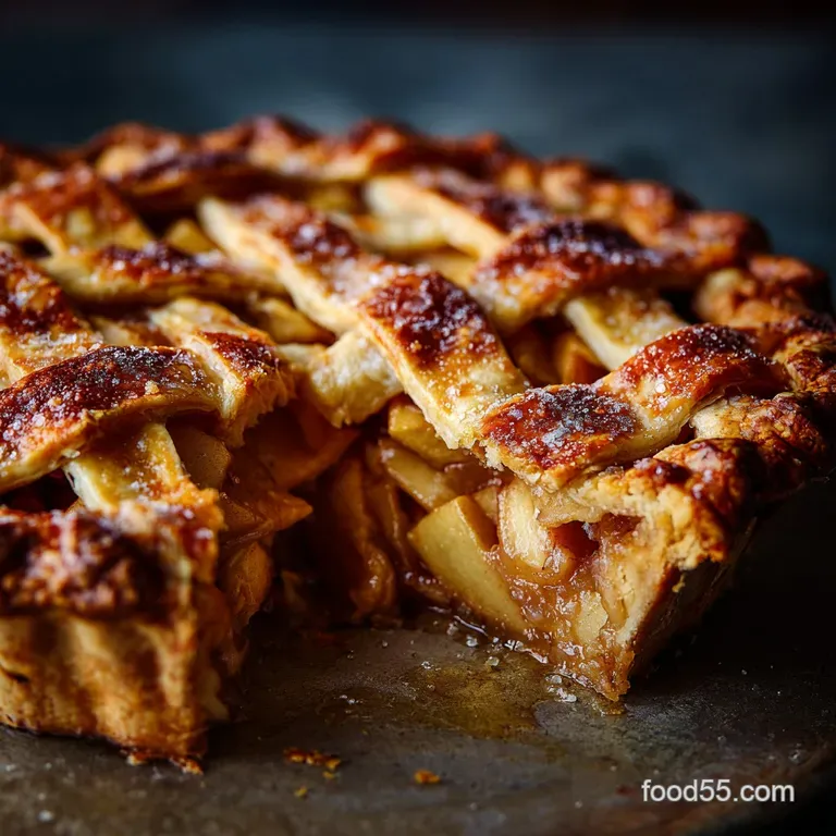 The Proper Apple Pie: Flaky All-Butter Crust and Warming Spiced Filling presentation