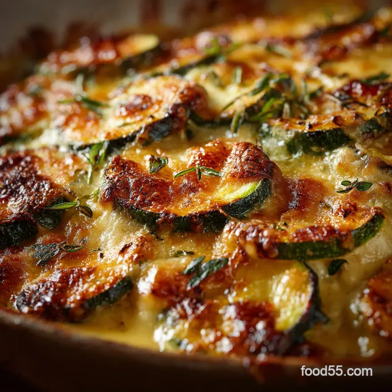 The Summer Comfort Cheesy Baked Zucchini Gratin A Proper Job