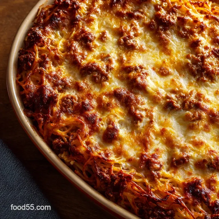 Baked Spaghetti: the Sunday Supper Staple with Cheesy Ricotta Layers presentation