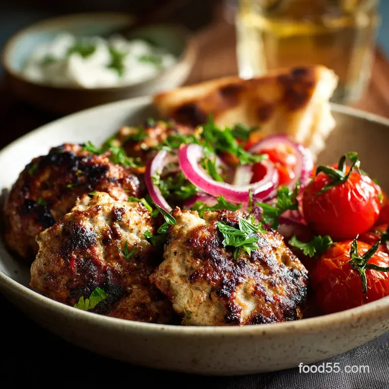 Homemade Chicken Kofte Kebabs Tender Juicy and Ready to Grill