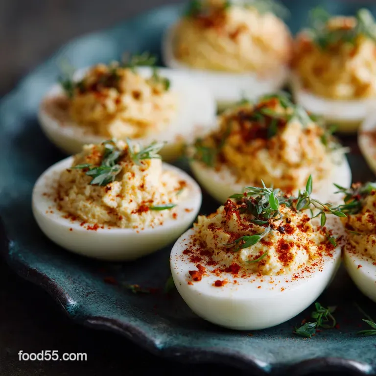 Deviled Eggs: the Proper Ultra-Creamy Classic Recipe presentation