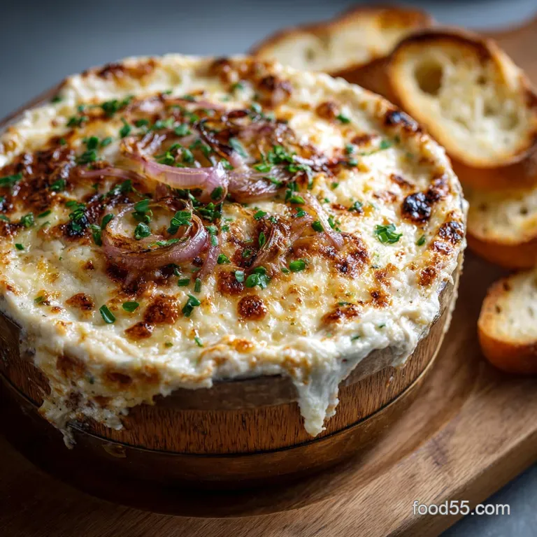 French Onion Dip: Seriously Savoury Slow-Cooked (From Scratch)