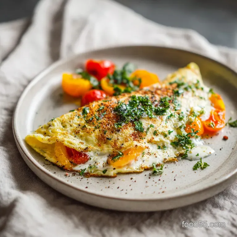 Egg White Omelette: Silky Whipped Texture
