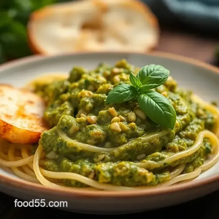 Pulsed Pesto with Fresh Basil