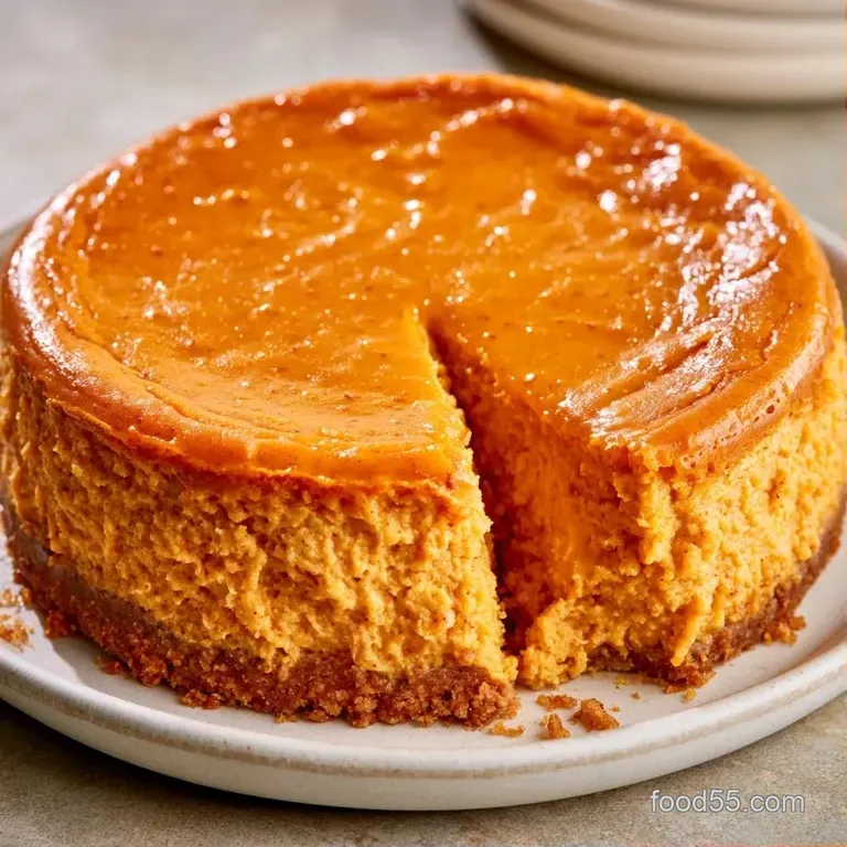 Two small slices of orange cream cake on white ceramic plates, topped with whipped cream and a dusting of cinnamon.