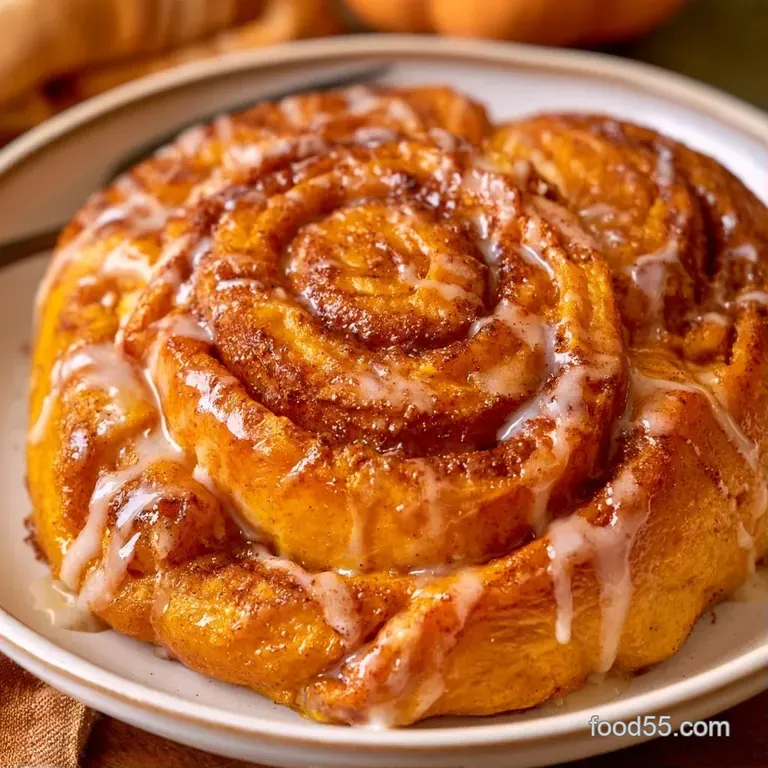 Slices of orange-tinted bread on a white platter, garnished with cinnamon sticks and a dusting of powdered sugar.