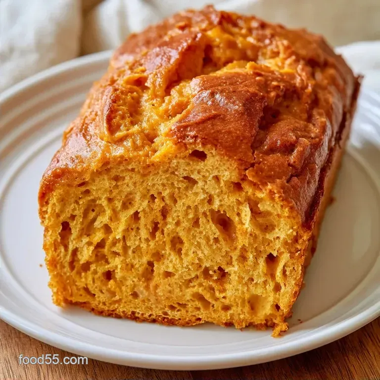 Fluffy Pumpkin Spice Egg Loaf