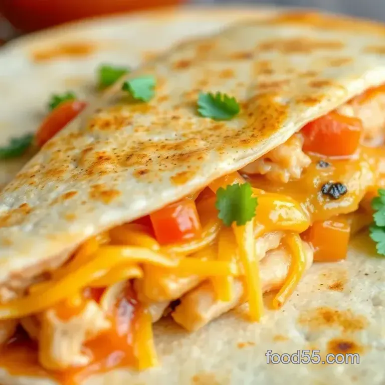 Quick Cheesy Chicken Quesadillas Delight