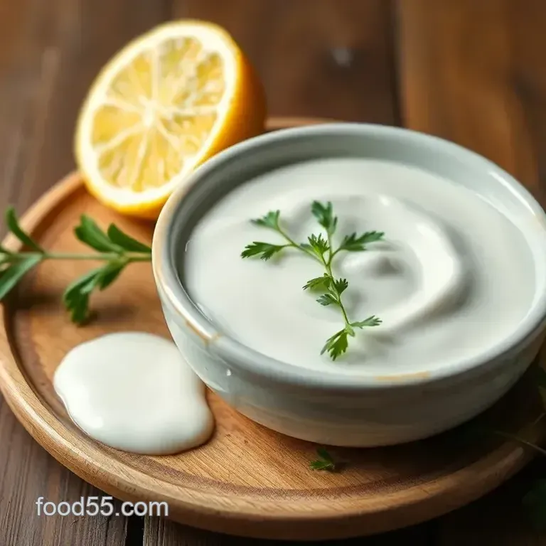 Quick Crème Fraiche Dressing with Lemon