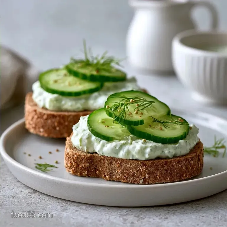 Quick Cucumber Appetizer Sandwiches in 15 Minutes