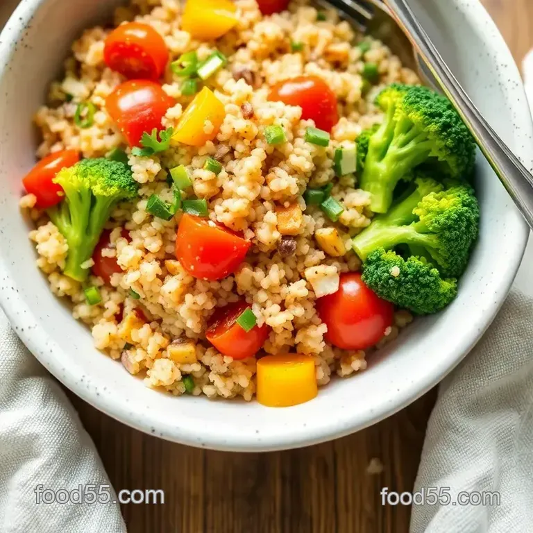 Quick Quinoa Rainbow Bowl for Happy Toddlers presentation