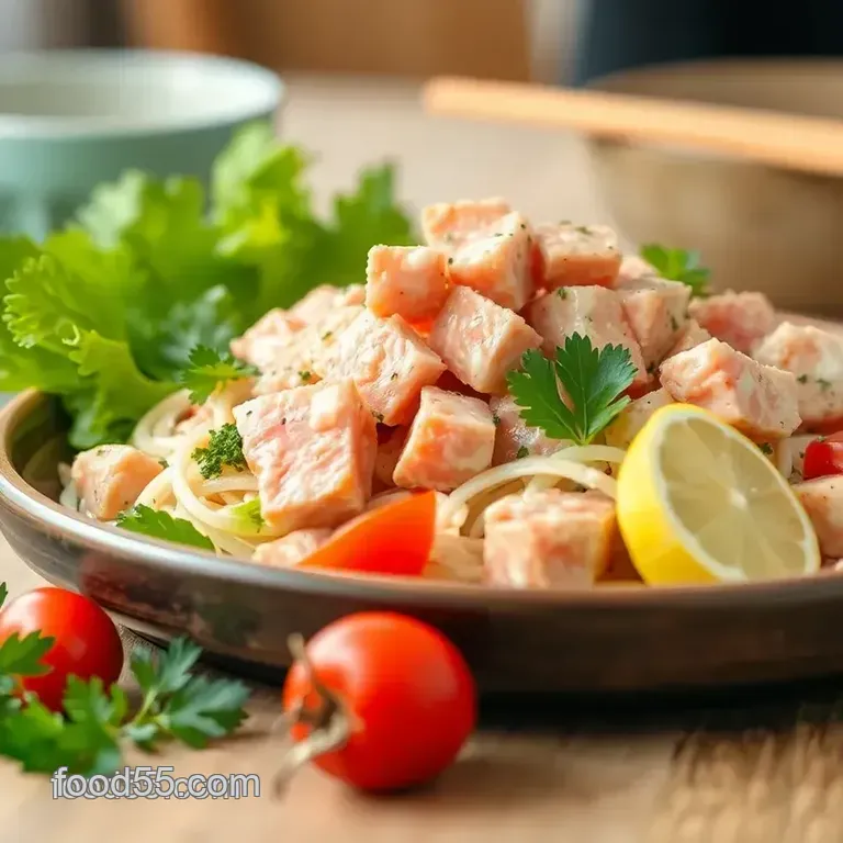 Quick Tuna Salad Healthy Asian Delight presentation