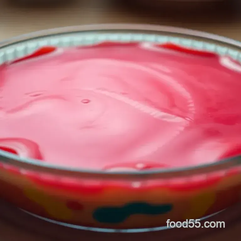 Rainbow Jell-O Poke Cake
