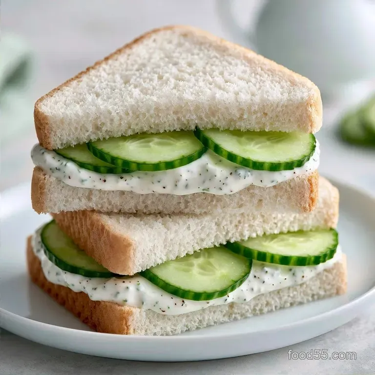 Ranch Cucumber Sandwiches in 15 Minutes