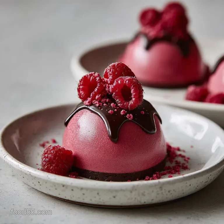 Unique Raspberry Chocolate Valentines Dessert