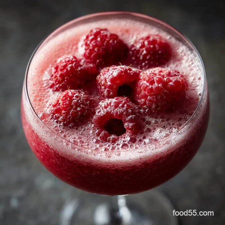 Raspberry Mimosas the Glorious Raspberry Kiss for Perfect Champagne Brunch presentation