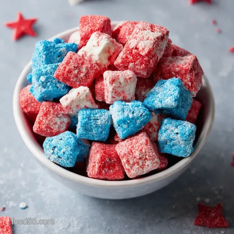Red White Blue Celebration Muddy Buddies