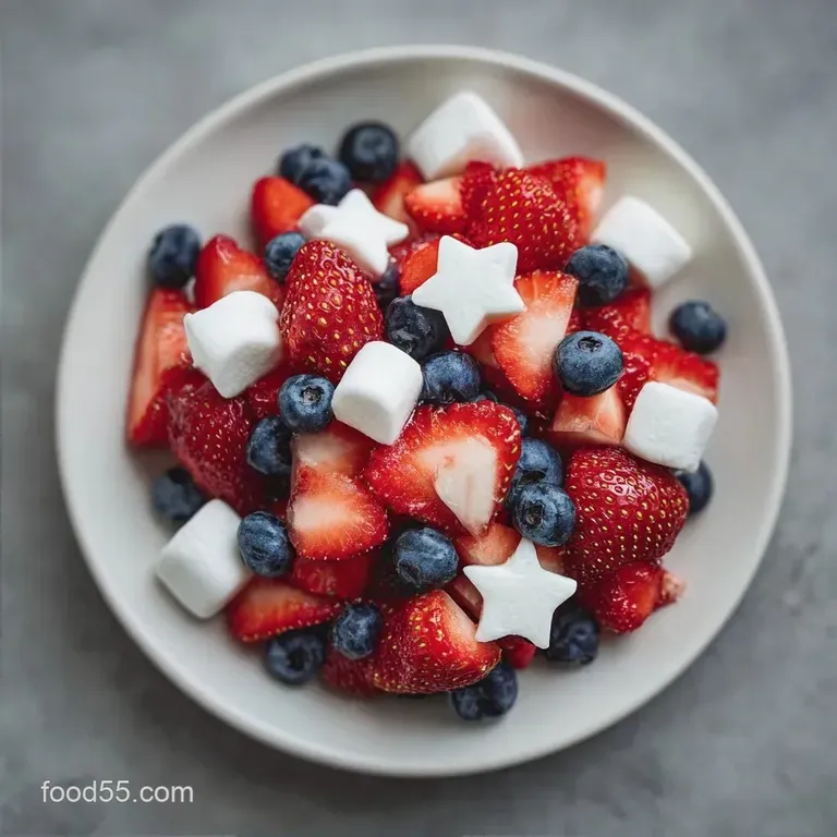 Red White Blue Fruit Platter: Vibrant and Fresh