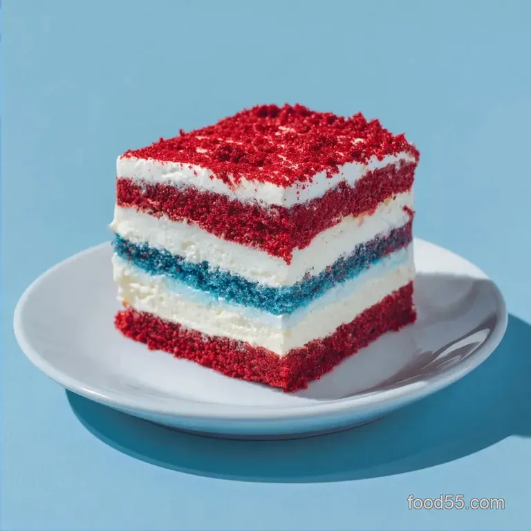 Red White Blue Ice Cream Cake: Failure-Proof