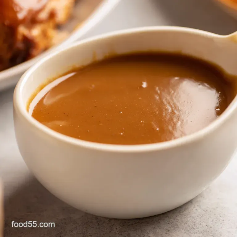 Restaurantquality Au Jus Gravy presentation