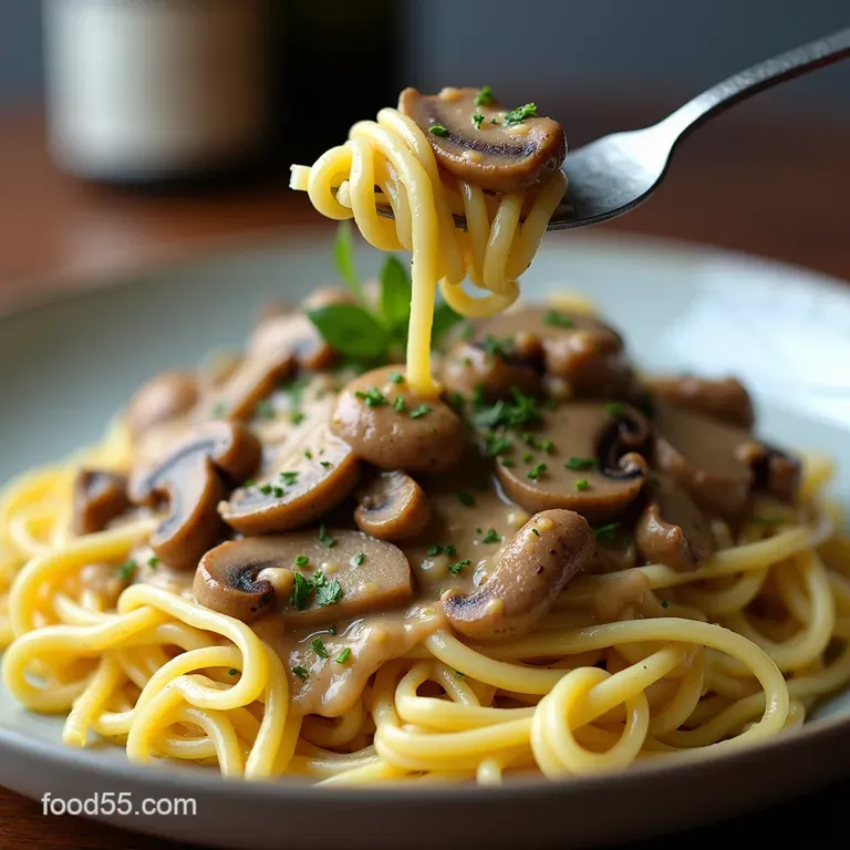 Rich Silky Mushroom Stroganoff Recipe Ready in 50 Mins