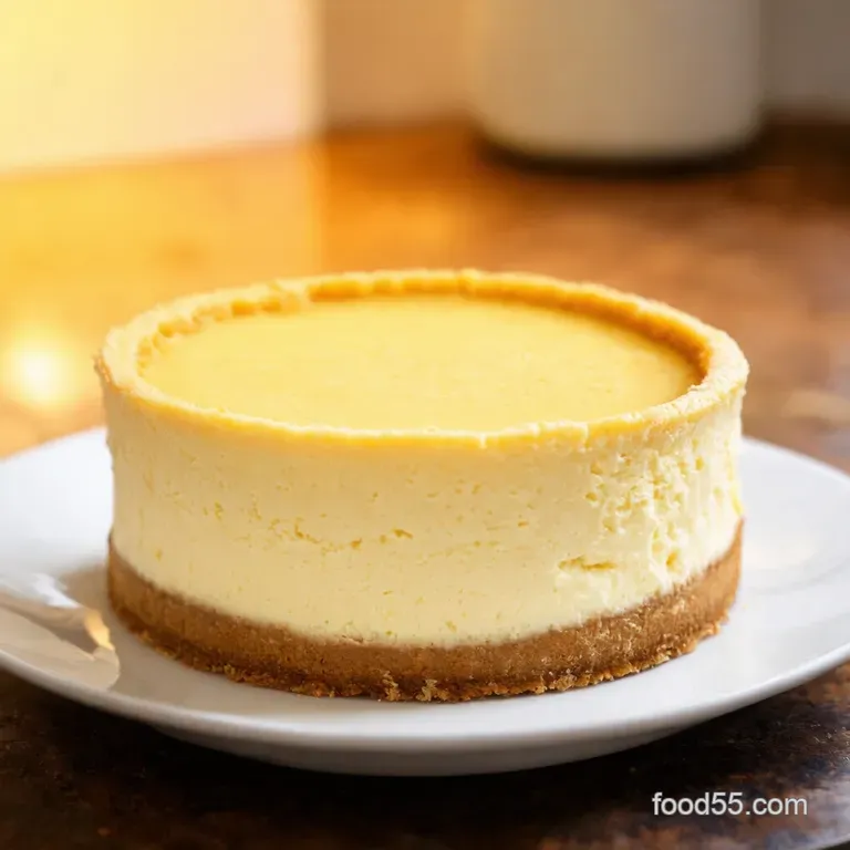 Ricotta Dream a Classic Italian Cheesecake presentation