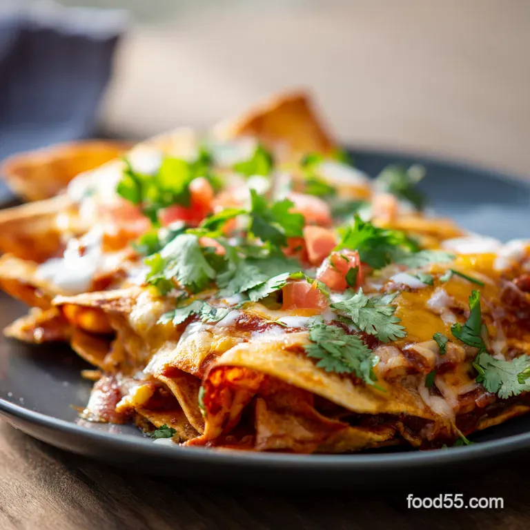 Rise and Shine Breakfast Enchiladas presentation