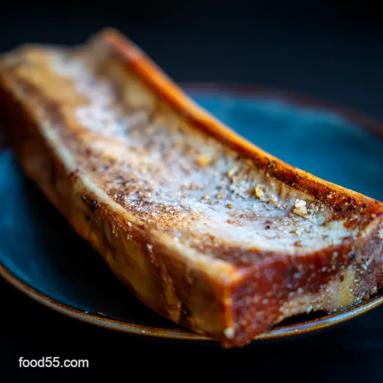 Roasted Bone Marrow with Parsley Salad and Toast