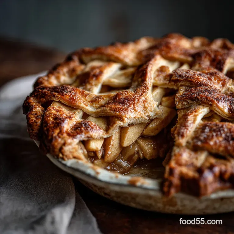 Rustic Apple Pie: Nanas Recipe for a Deeply Flaky All-Butter Crust presentation