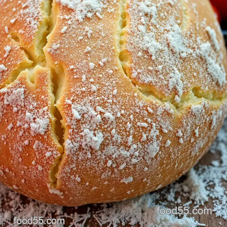 Rustic Italian Bread presentation