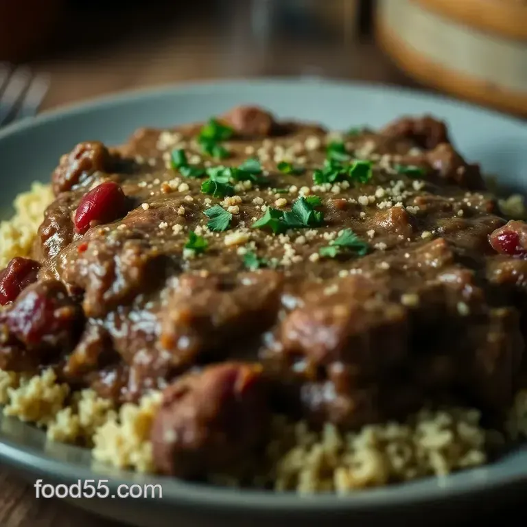 Salisbury Steak: Pub Grub Perfection presentation