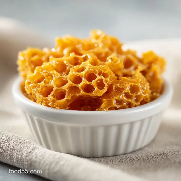 Salted Maple Honeycomb Candy