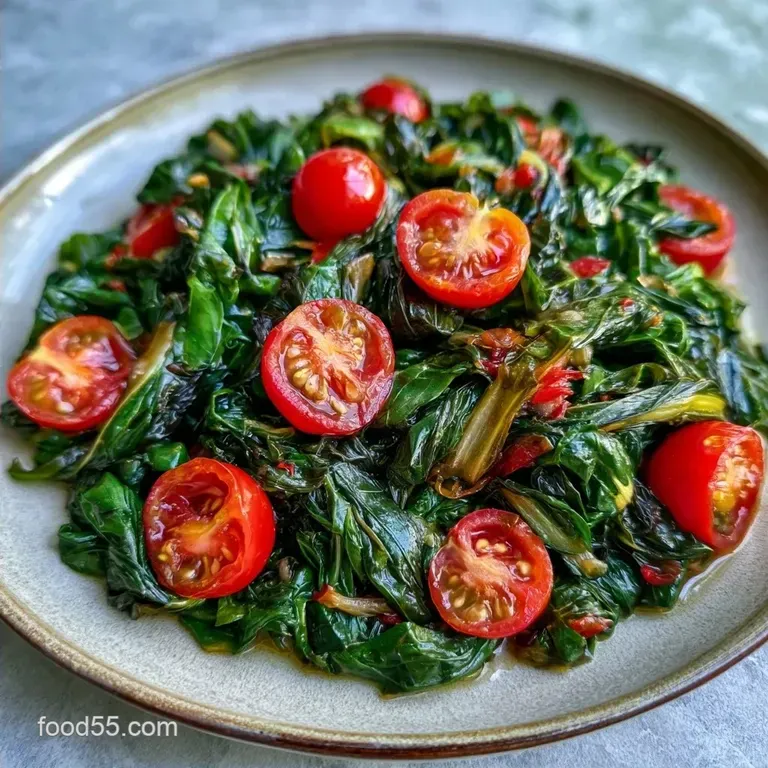 Vibrant Sauteed Swiss Chard Tomatoes