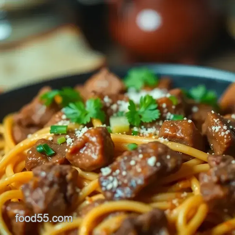 Savory Beef Tips and Noodles Recipe: A Family Favorite Comfort Dish