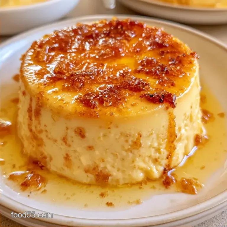 Savory Cheese Brûlée with Gruyère